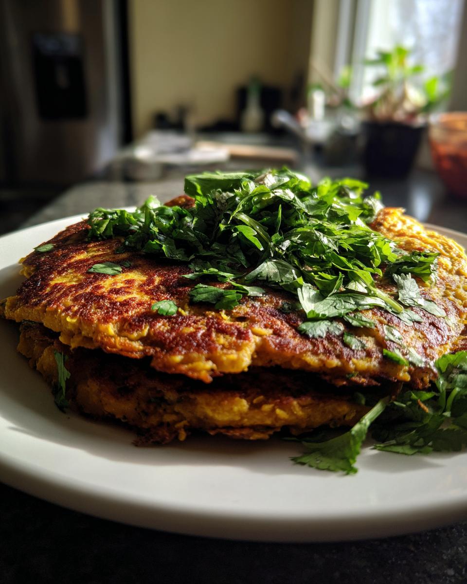 Savory Lentil Pancakes - detail 1