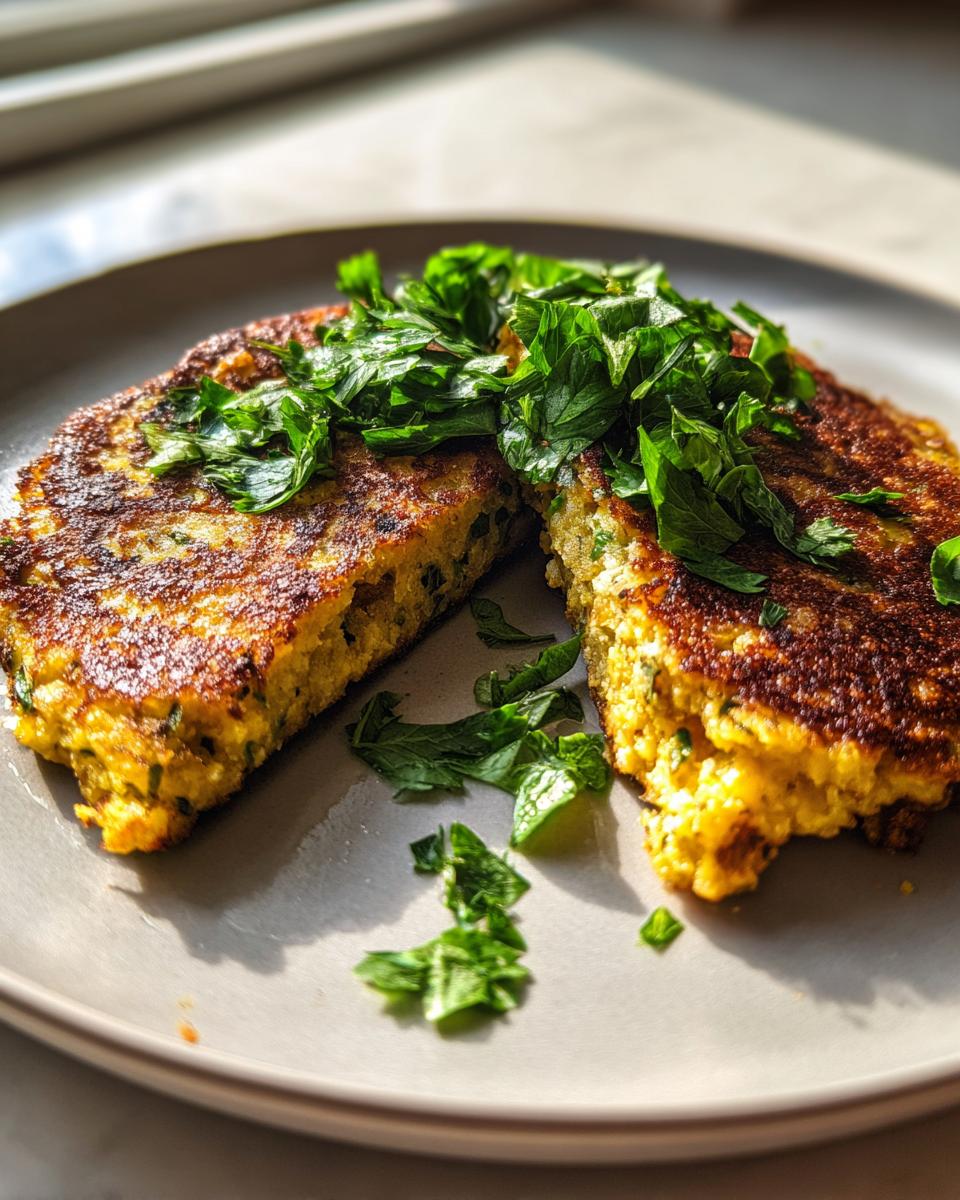 Savory Lentil Pancakes - detail 3