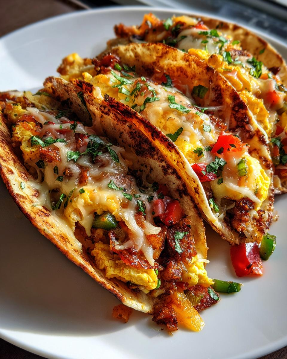 Simple Baked Breakfast Tacos - detail 2