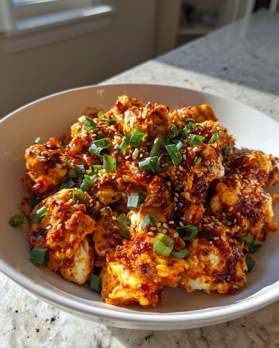 Spicy Gochujang Eggs - detail 1