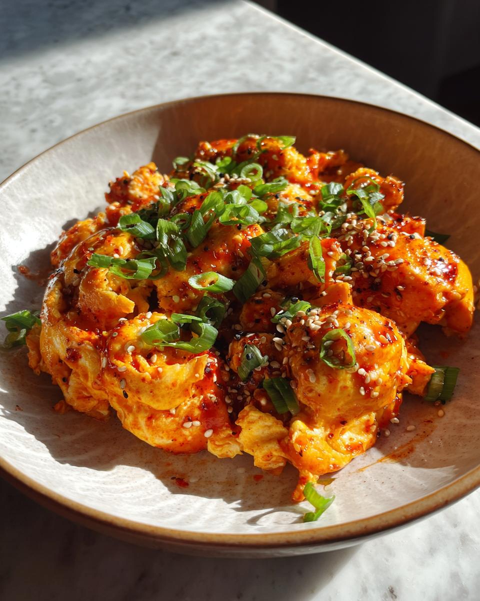 Spicy Gochujang Eggs - detail 3