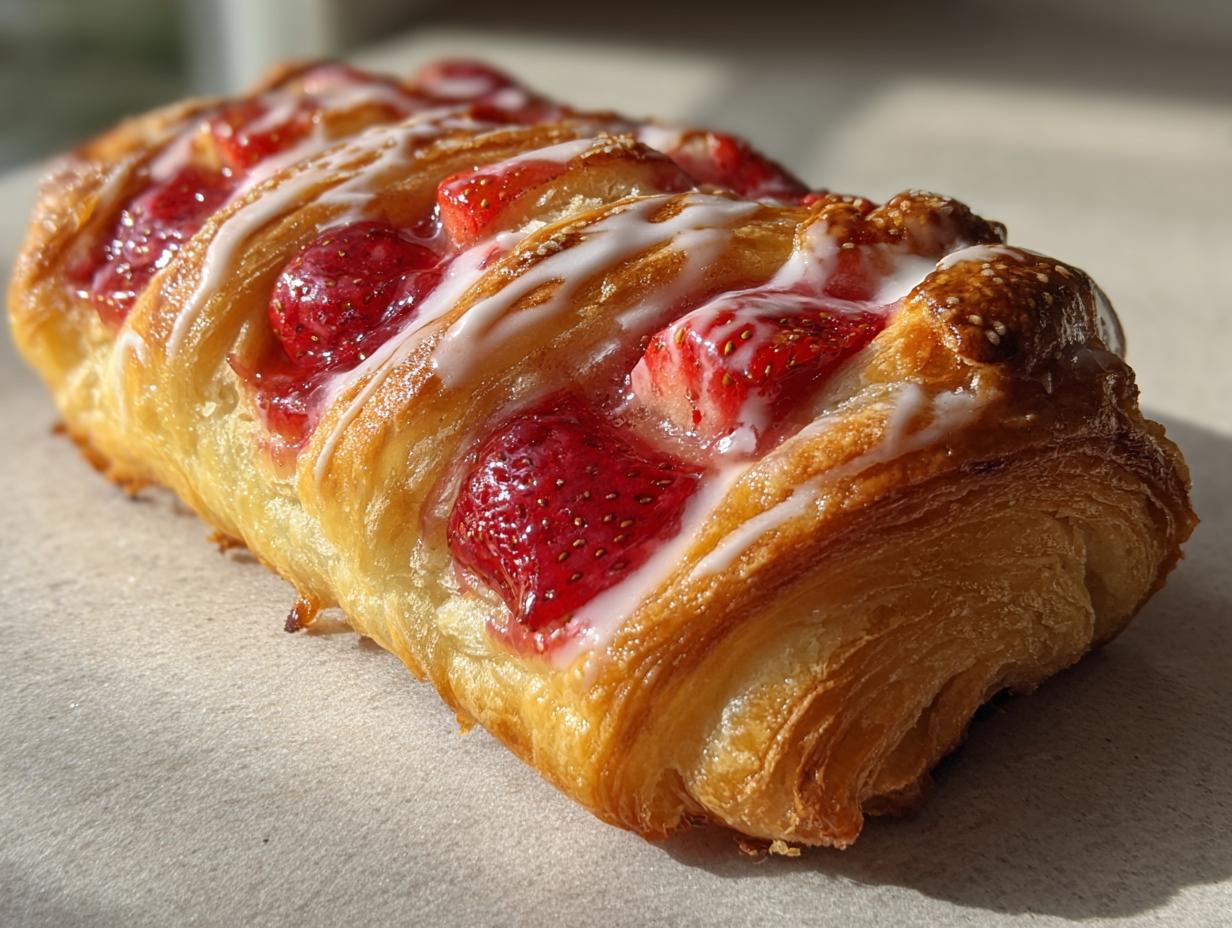 Amazing 15-Minute Strawberry Danish Recipe You’ll Devour