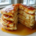 Sweet Coconut Cream Pancakes