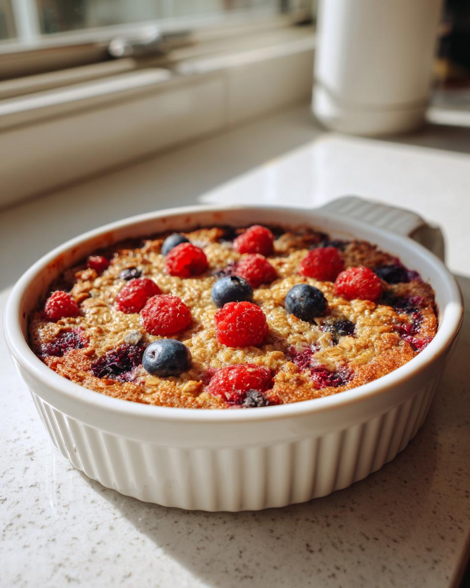 Vegan Baked Oatmeal - detail 2