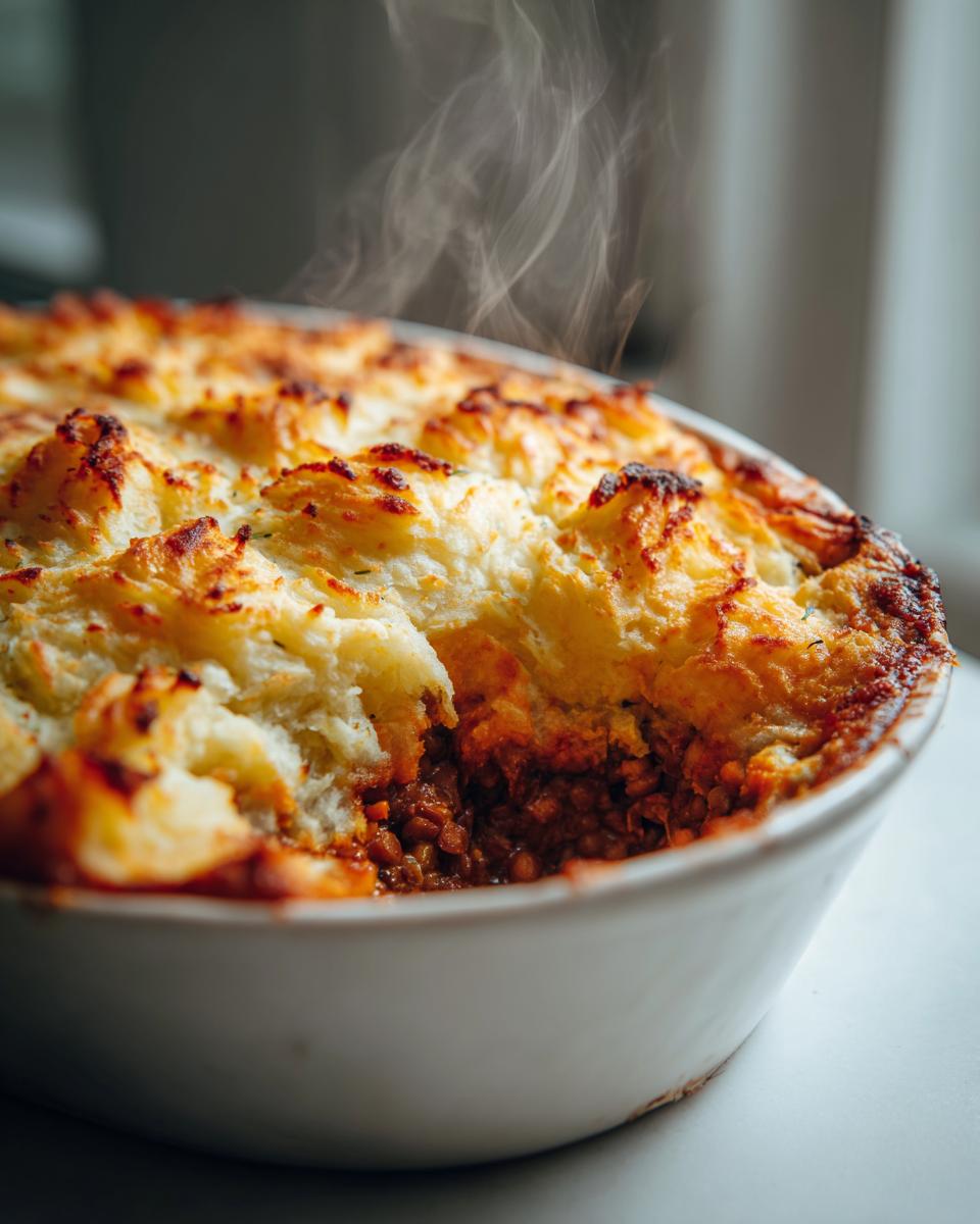 Vegan Shepherd's Pie - detail 2