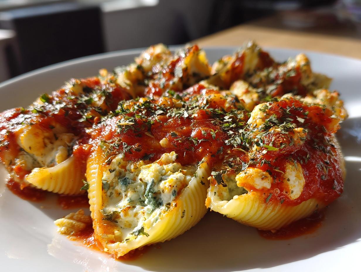 Vegan Stuffed Shells with Cashew-Tofu Filling