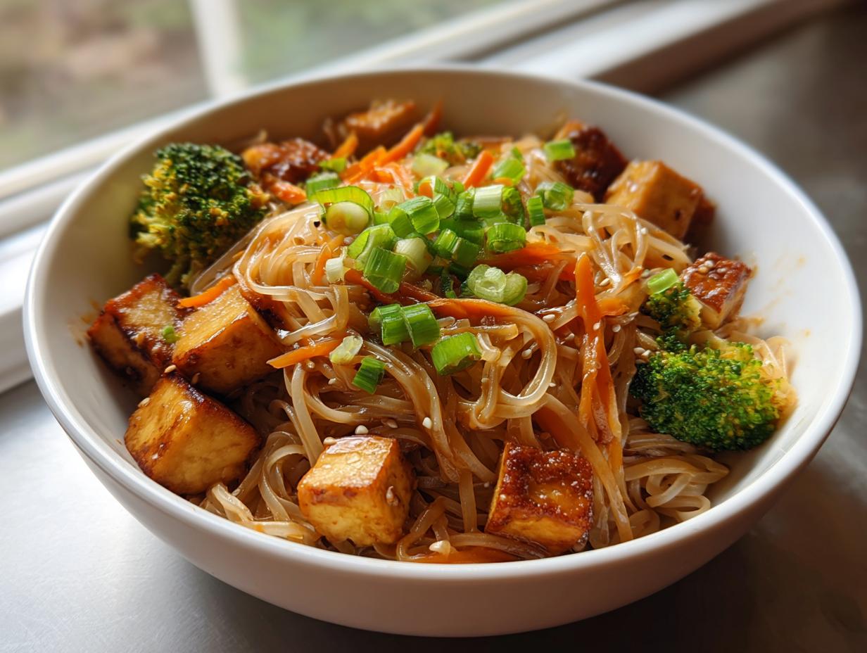 Vegan Teriyaki Noodle Bowl Recipe