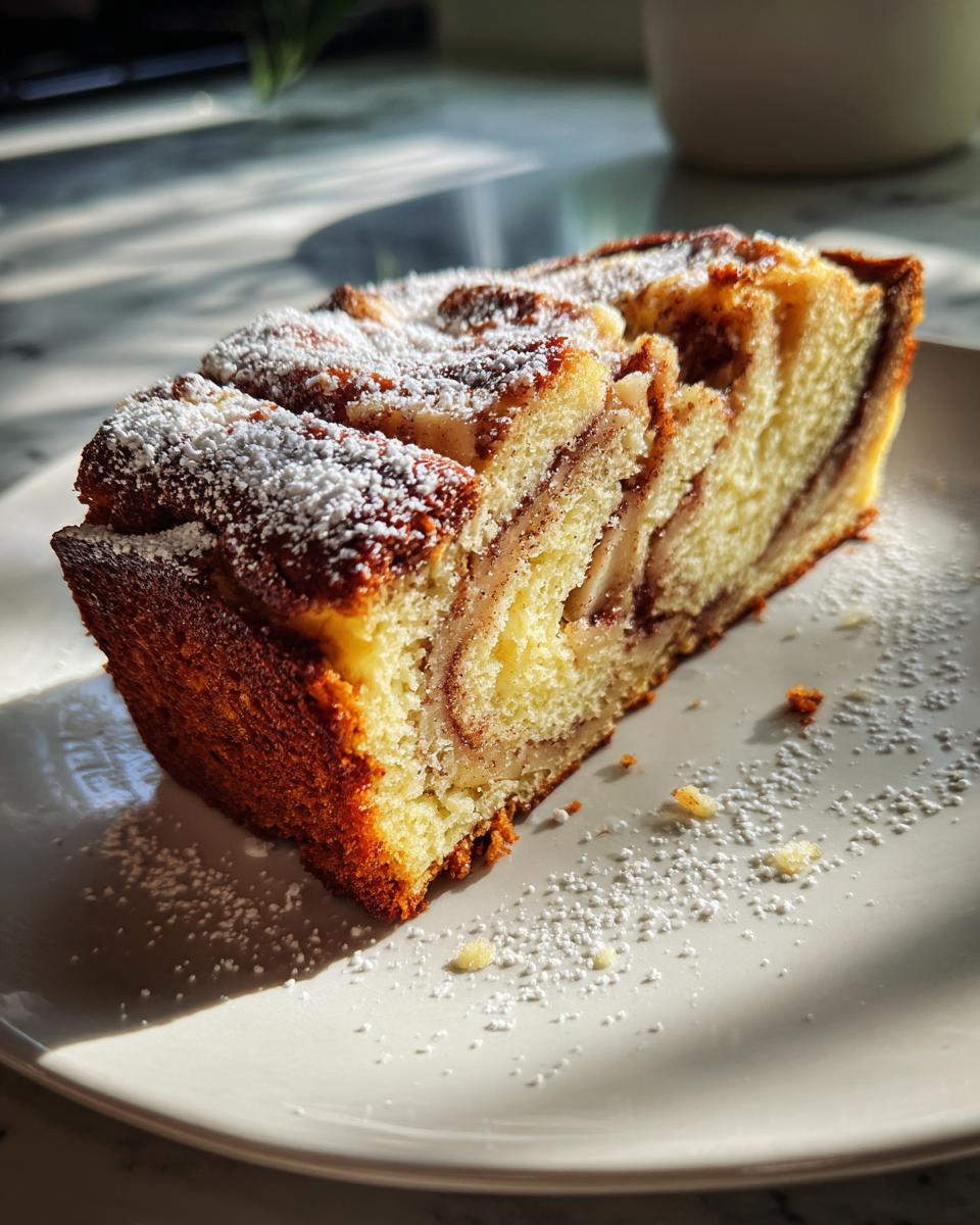 cinnamon swirl Apple Bread - detail 3