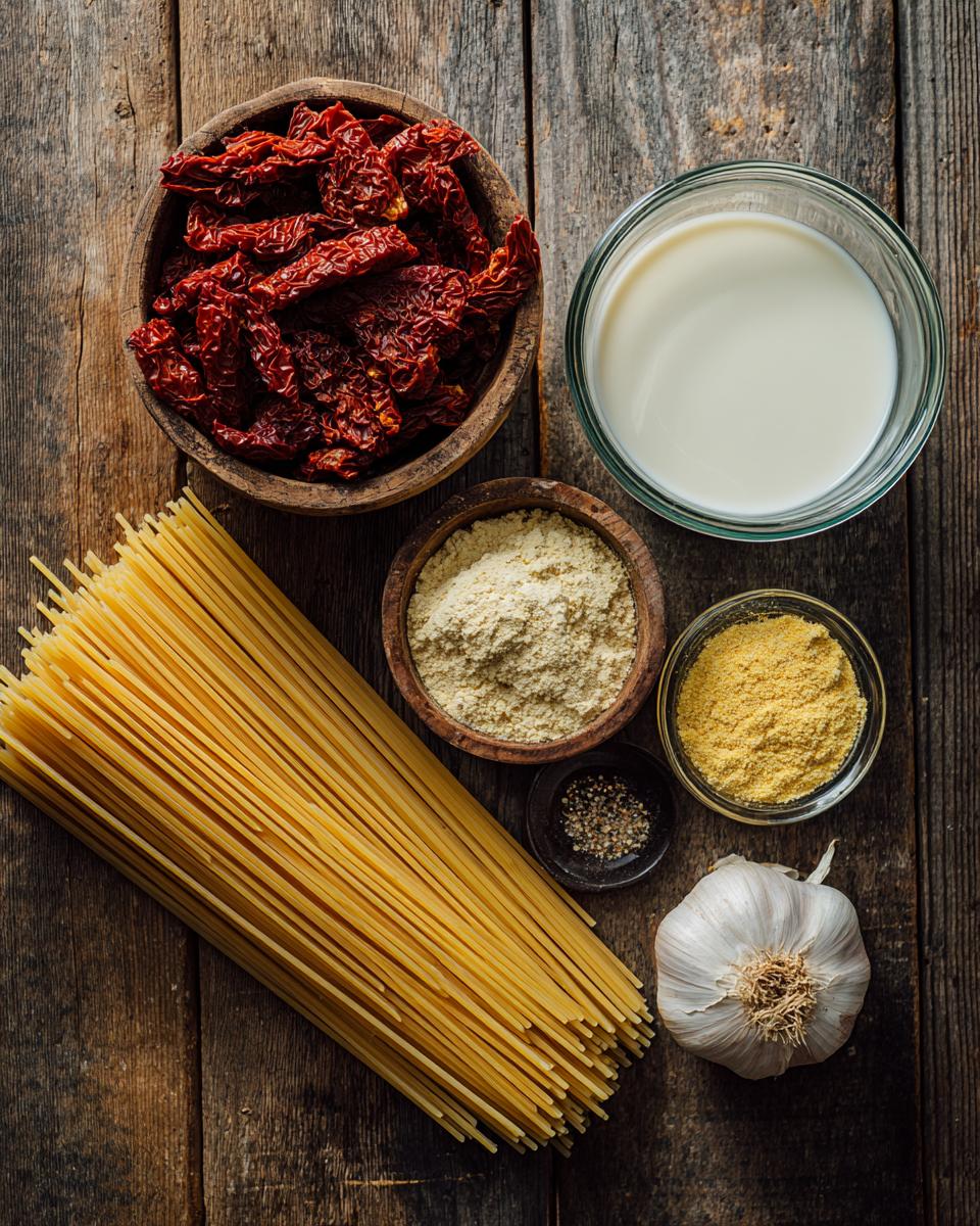 Creamy Sun-Dried Tomato Vegan Pasta - detail 1