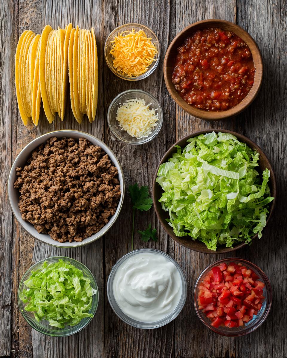Crispy Baked Ground Beef Tacos - detail 1