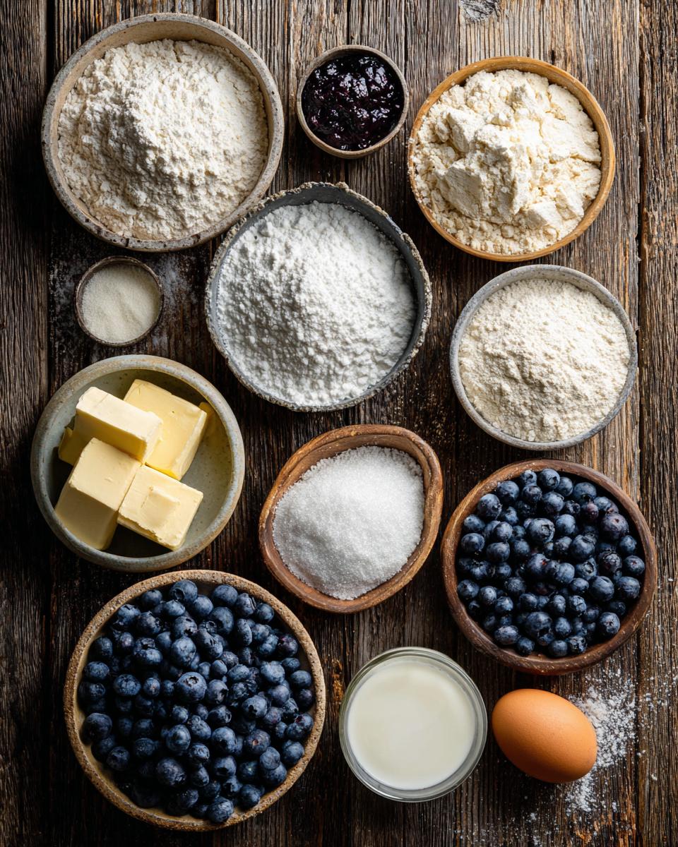 Moist Gluten-Free Blueberry Scones - detail 1