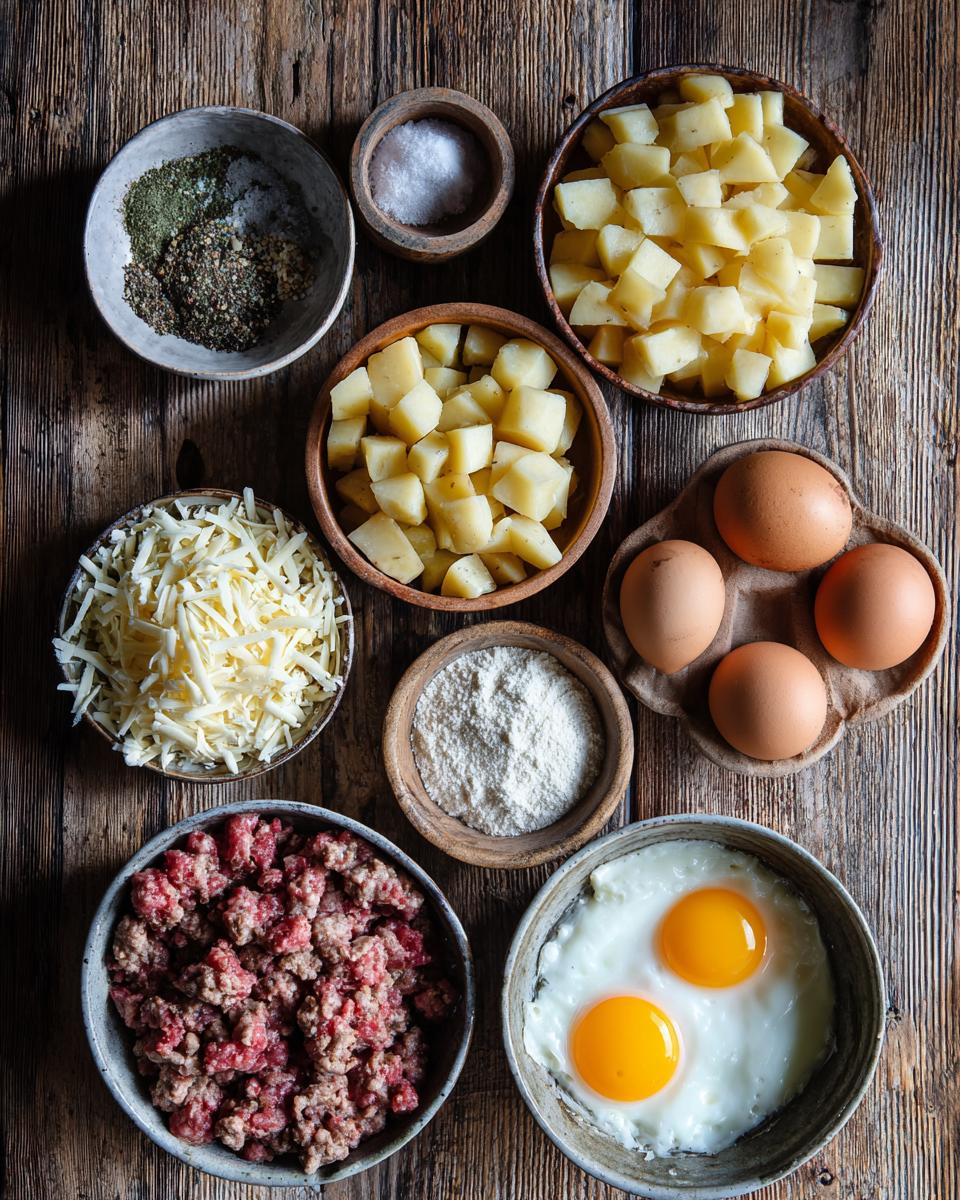 Sausage and Potato Meal Prep Breakfast Bowls - detail 1
