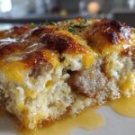 sausage cheese butter swim biscuits