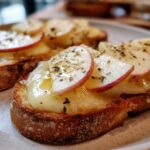 Apple and Brie Crostini