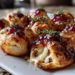 Baked Cranberry Brie Bites