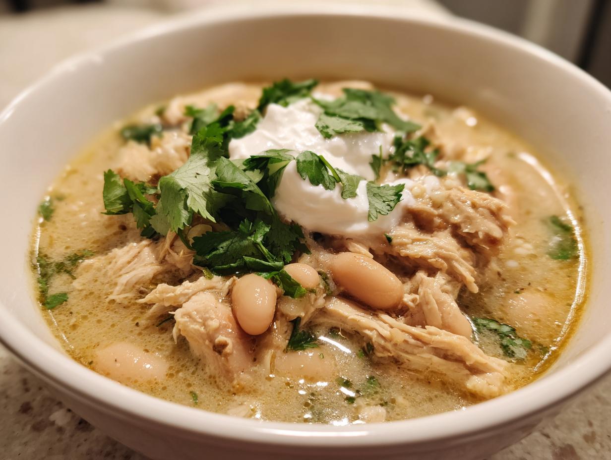 High Protein White Chicken Chili