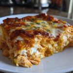 Cheesy Buffalo Ranch Chicken Lasagna