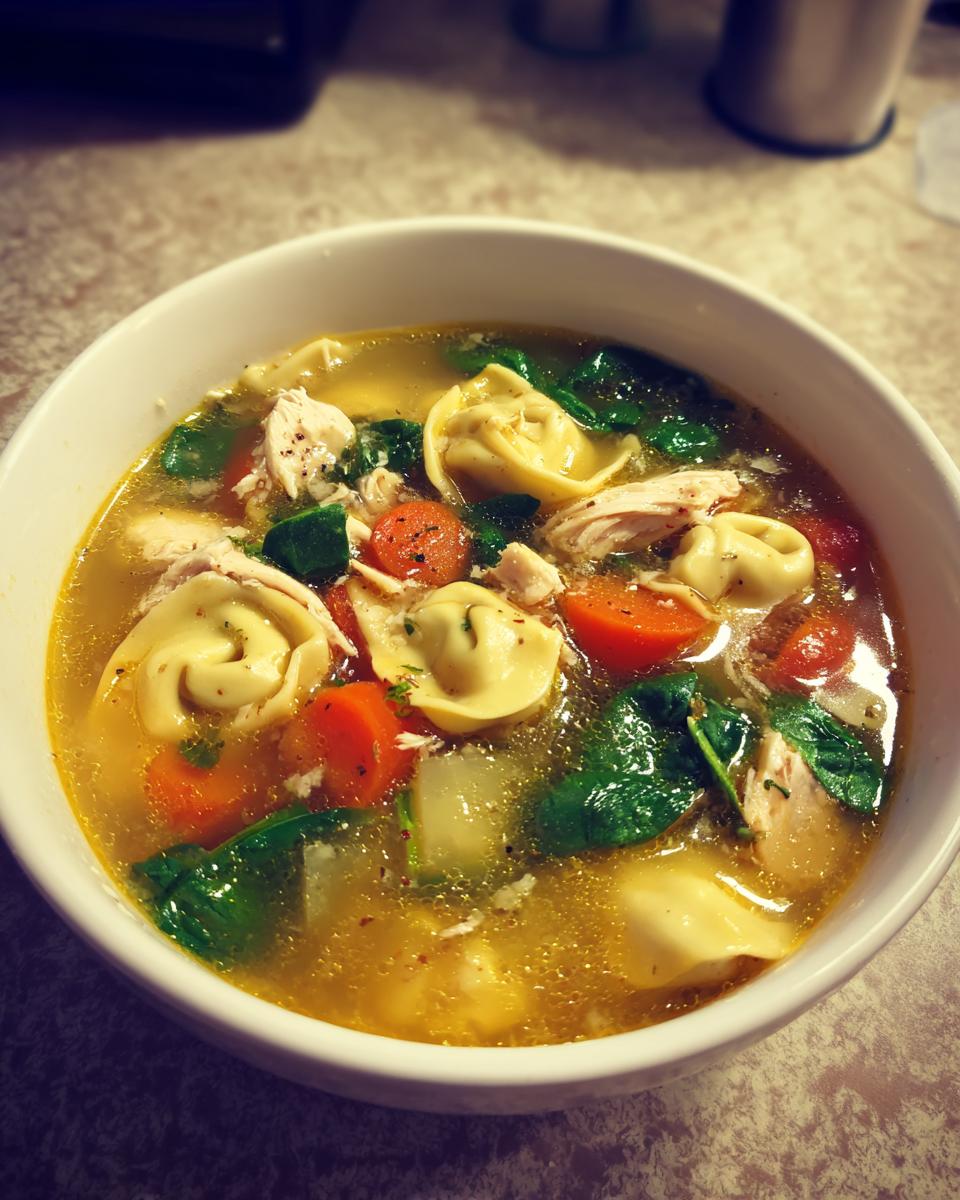 Chicken Tortellini Soup Recipe - detail 2