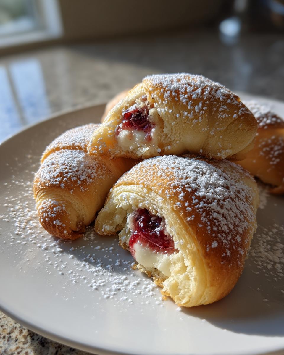 Cranberry Cream Cheese Crescent Bites - detail 2