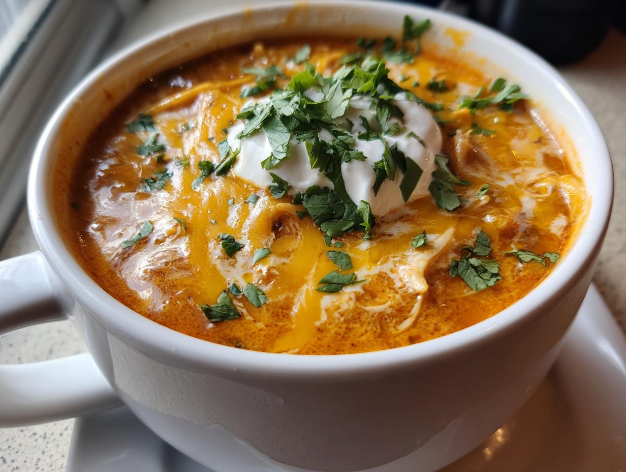 Creamy Chicken Enchilada Soup
