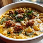 Creamy Parmesan Italian Sausage Ditalini Soup Recipe