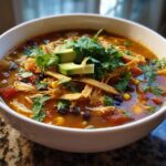 Crock Pot Chicken Tortilla Soup