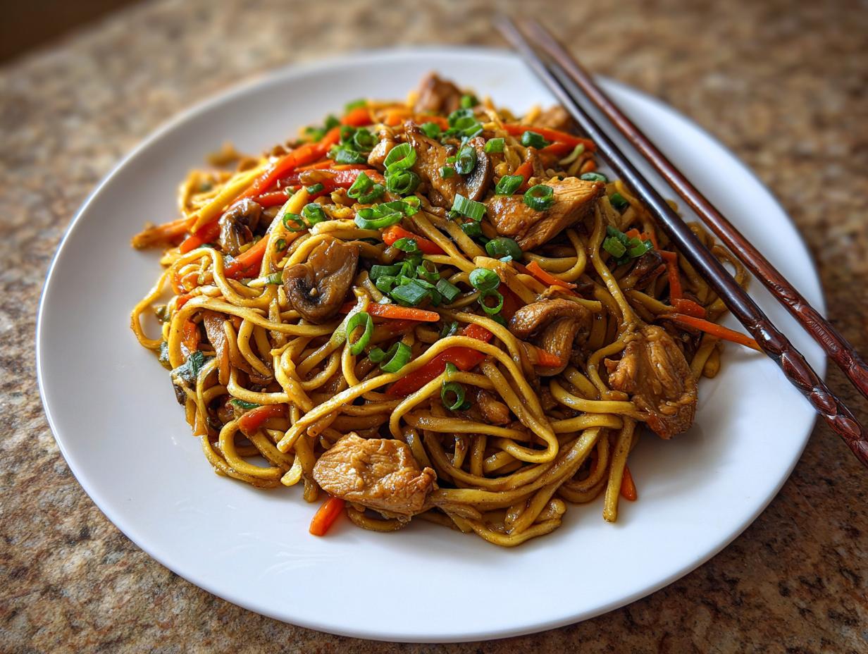 Easy Chicken Lo Mein