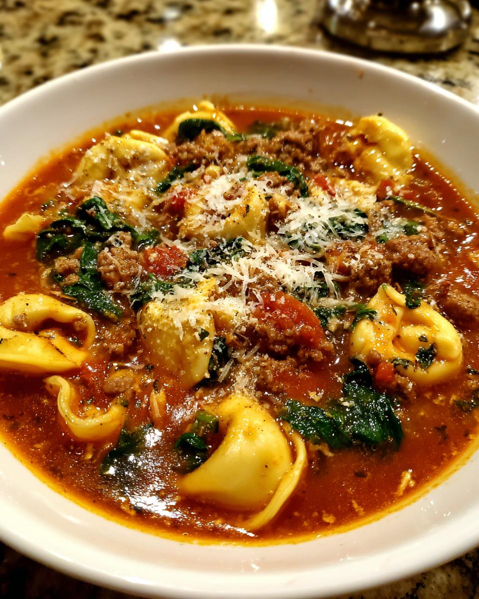 Easy Italian Sausage Tortellini Soup - detail 2