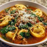 Easy Italian Sausage Tortellini Soup