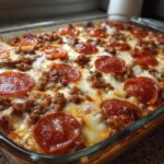 Easy Low Carb Pizza Casserole