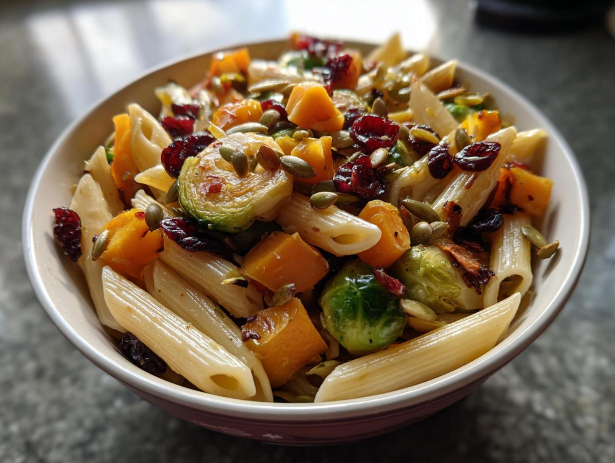 Fall Harvest Pasta Salad with Butternut Squash