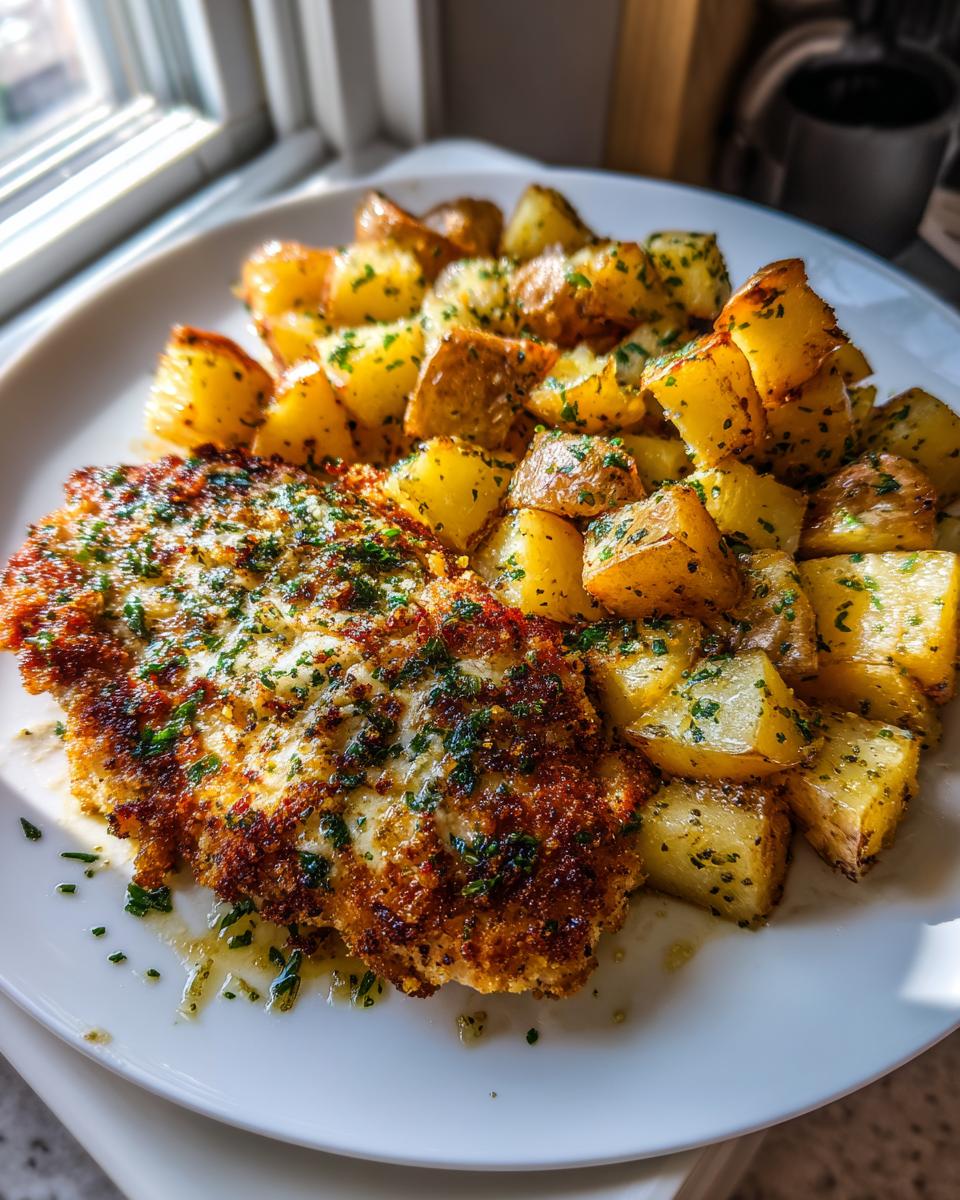 Garlic Parmesan Chicken & Potatoes - detail 2