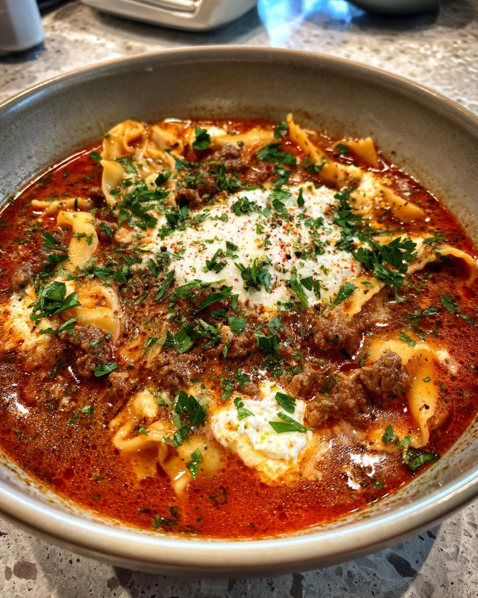 Gluten Free Lasagna Soup - detail 2