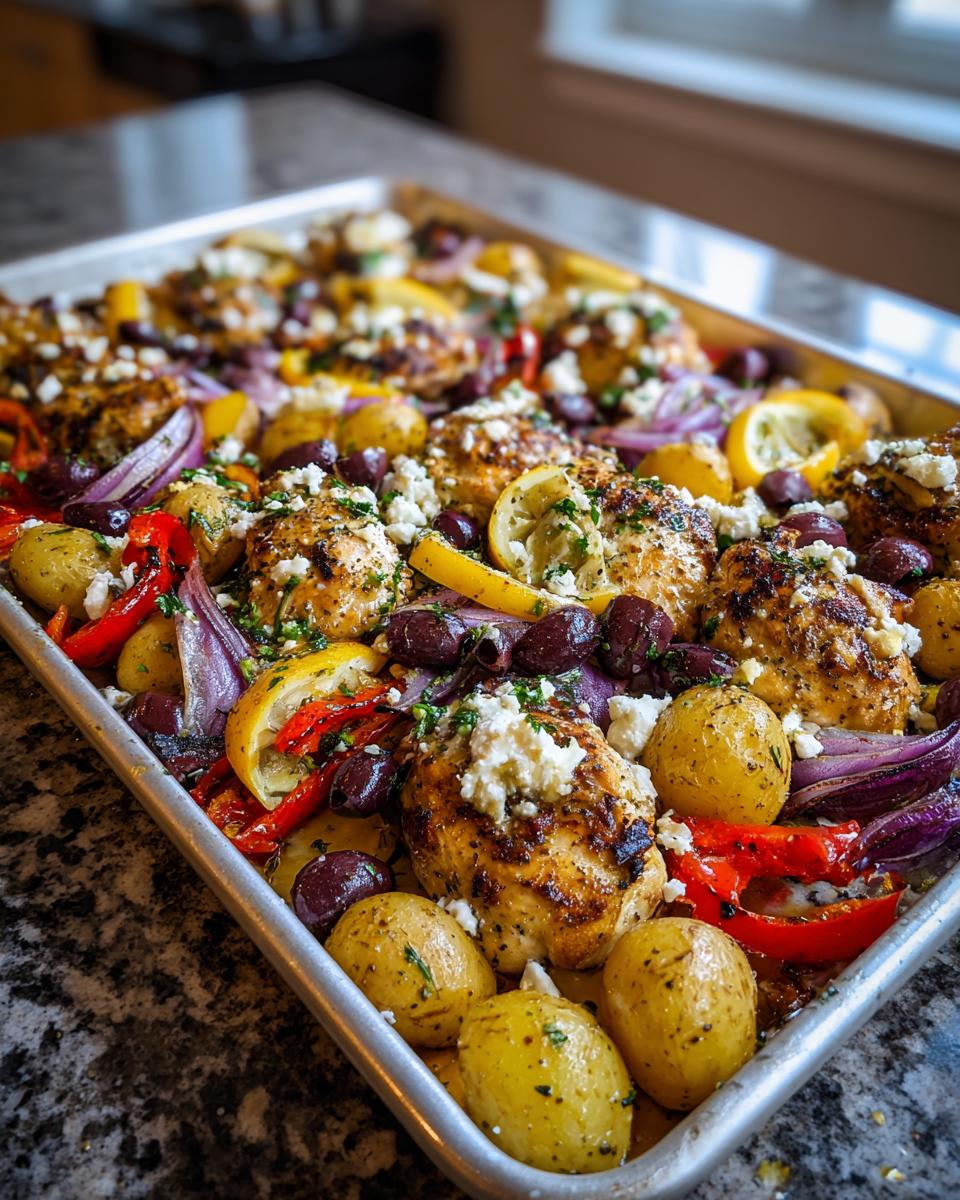 Greek Sheet Pan Chicken Dinner - detail 2