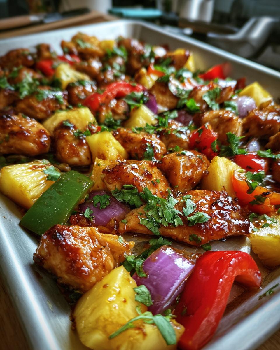 Hawaiian Chicken Sheet Pan - detail 2