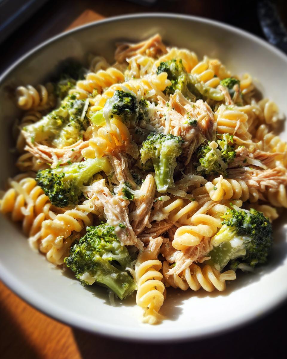 High Protein Rotisserie Chicken Broccoli Pasta - detail 2