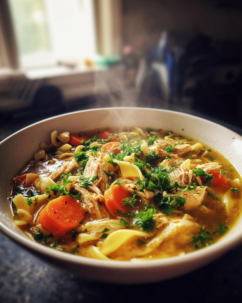 Homemade Chicken Noodle Soup - detail 2