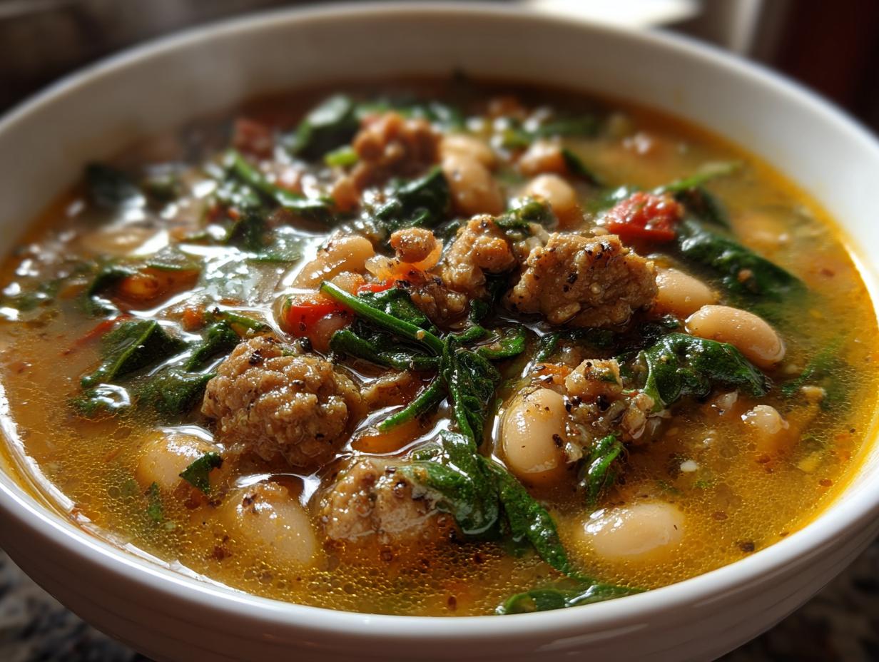Italian Sausage and White Bean Soup
