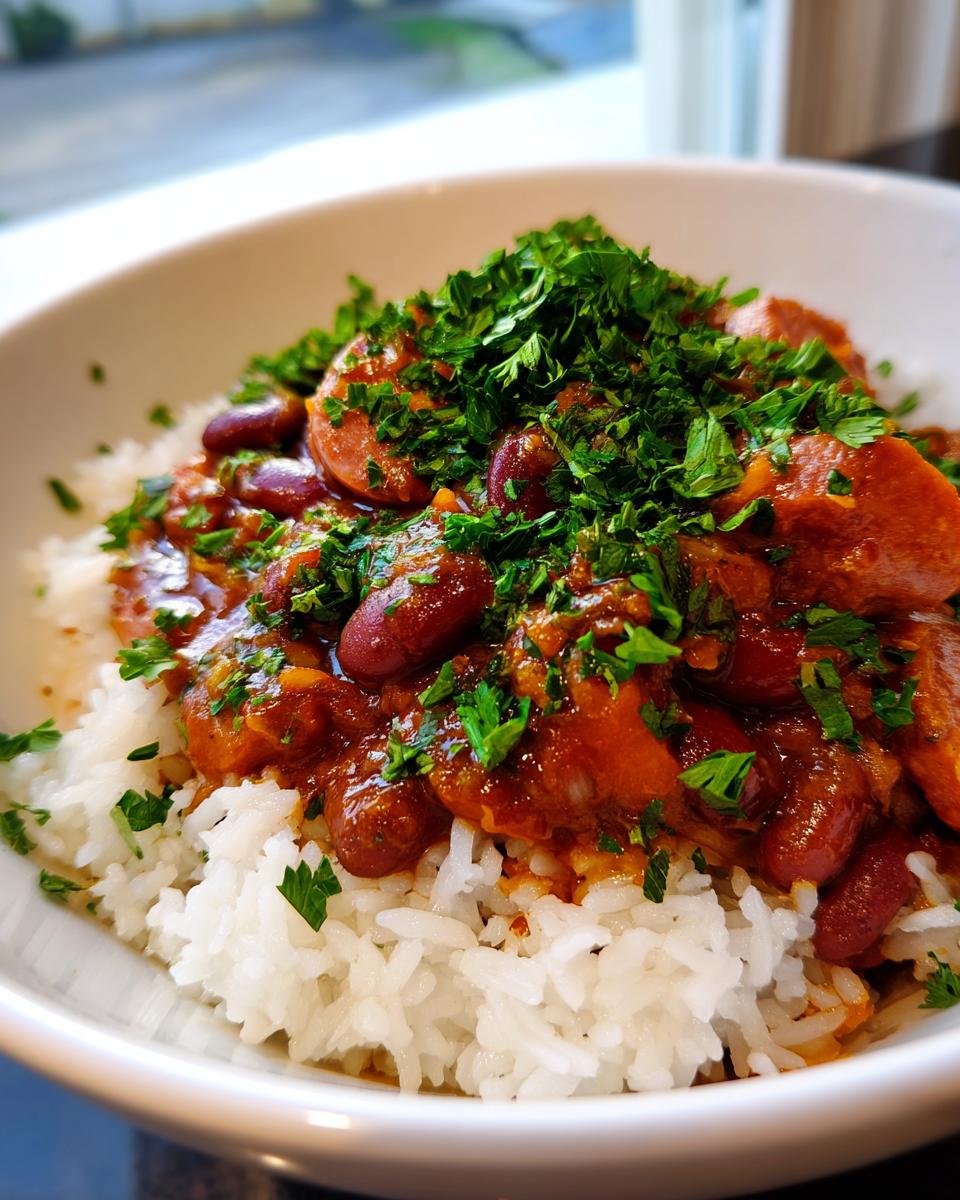 Louisiana Red Beans and Rice - detail 2