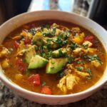 Low Carb Chicken Tortilla Soup