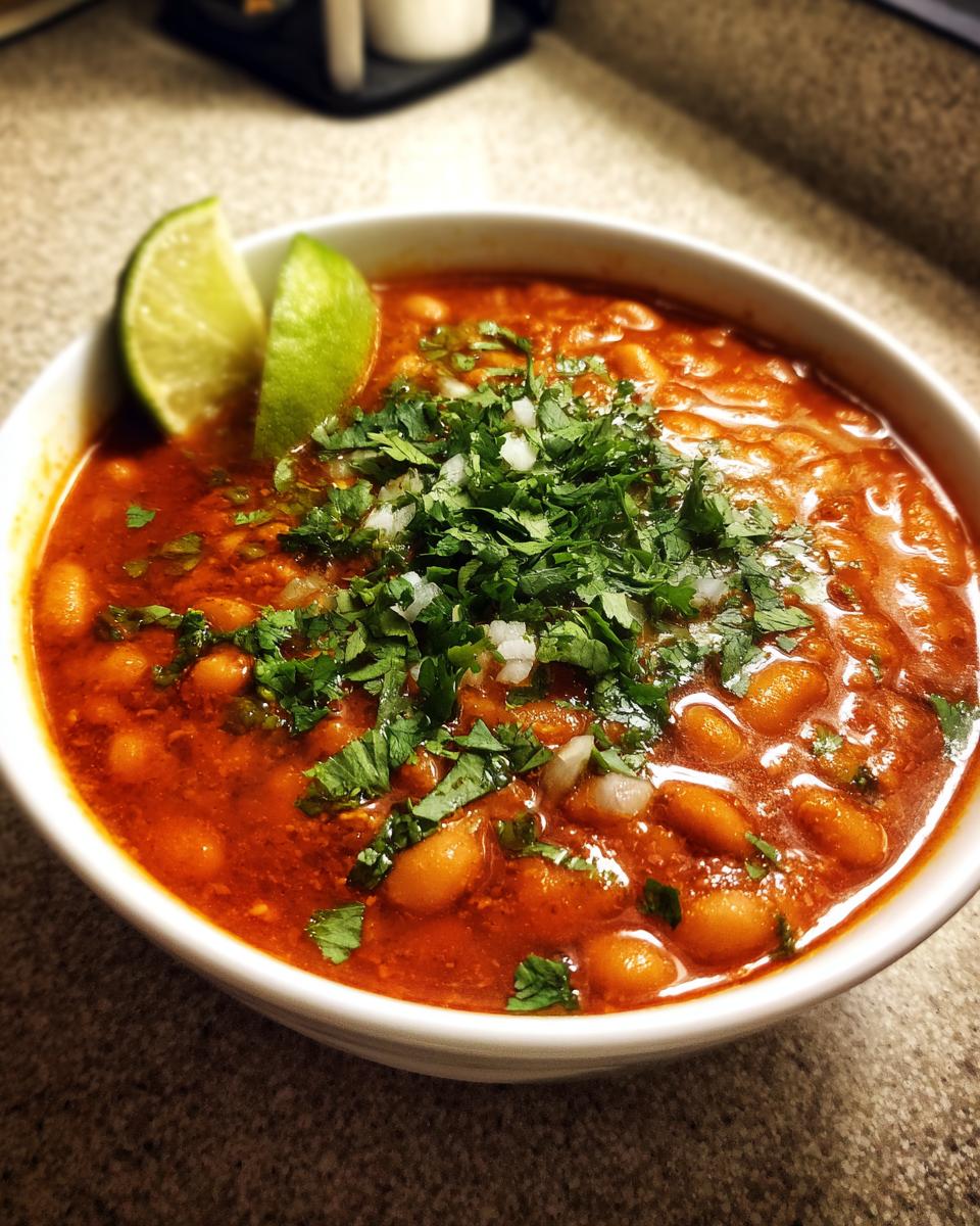MEXICAN PINTO BEAN SOUP - detail 2