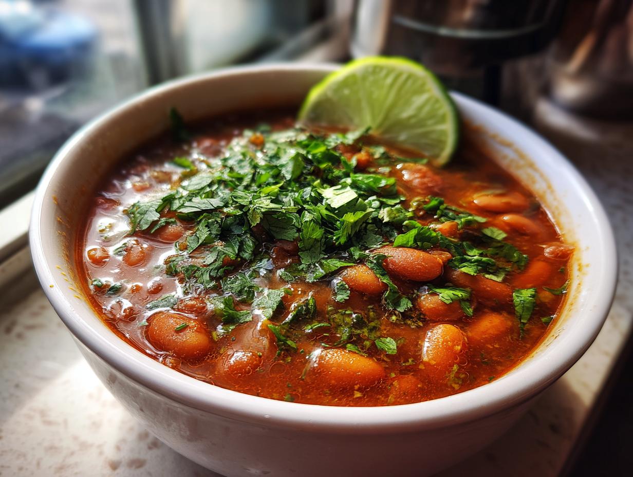 Mexican Pinto Bean Soup