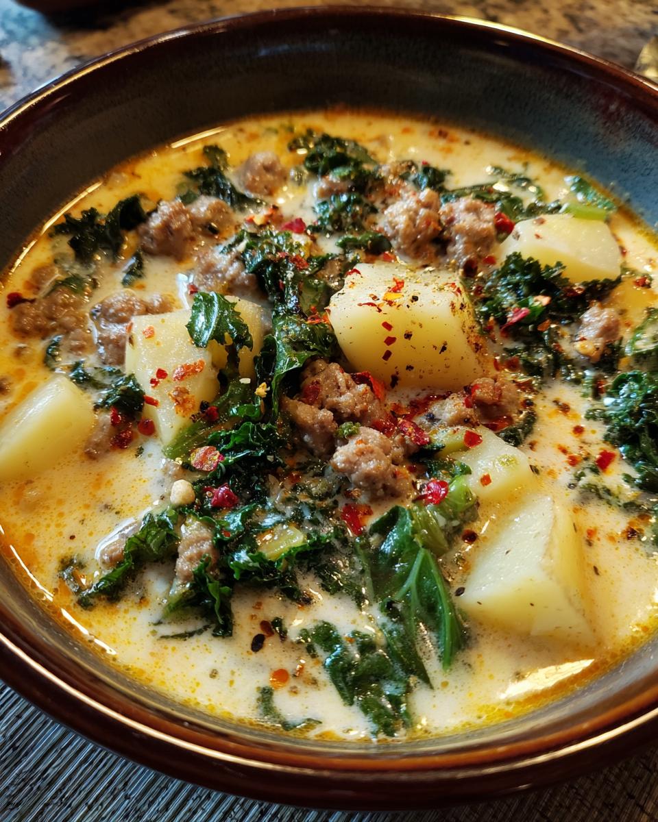 Olive Garden Zuppa Toscana Soup - detail 2