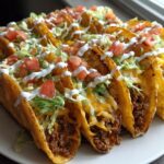 Oven-Baked Cheesy Tacos (Crispy & Loaded)