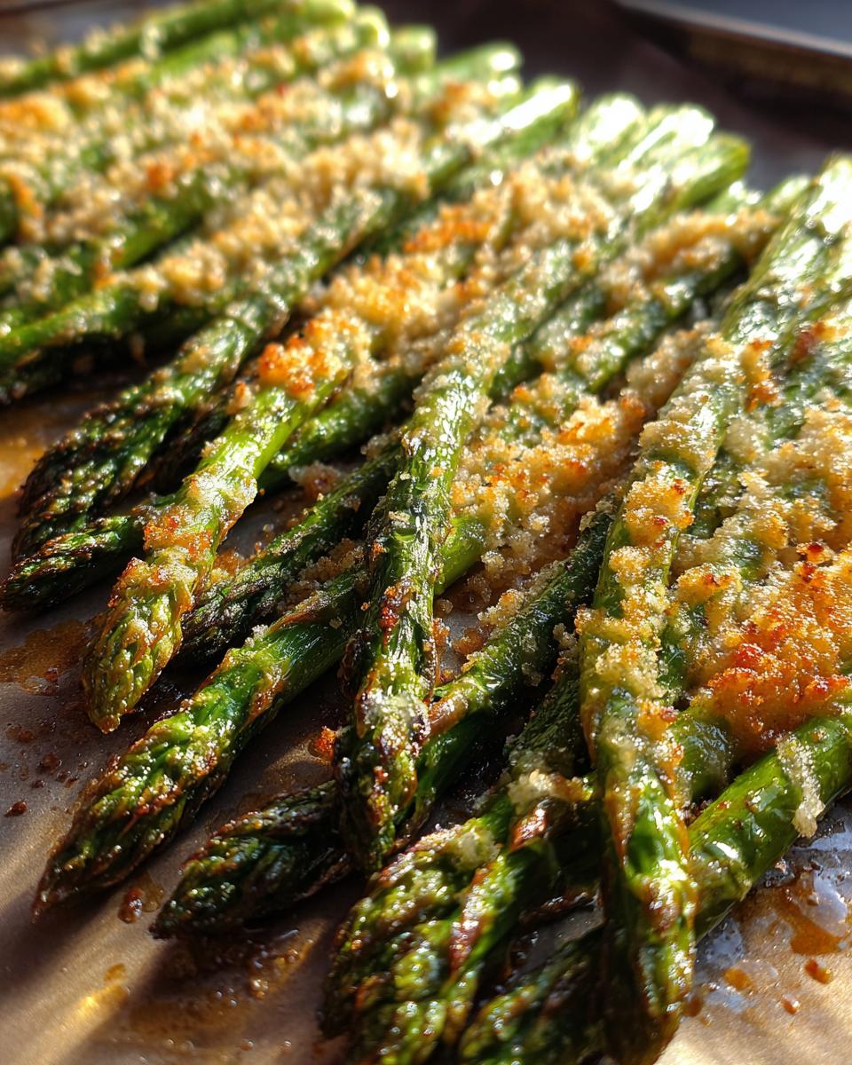 Oven Roasted Parmesan Asparagus - detail 2
