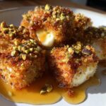 Pistachio-Crusted Brie Bites