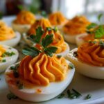 Pumpkin Patch Deviled Eggs