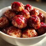 Quick Christmas Cranberry Meatballs