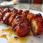 Savory Mustard Hasselback Kielbasa Bites for Game Day