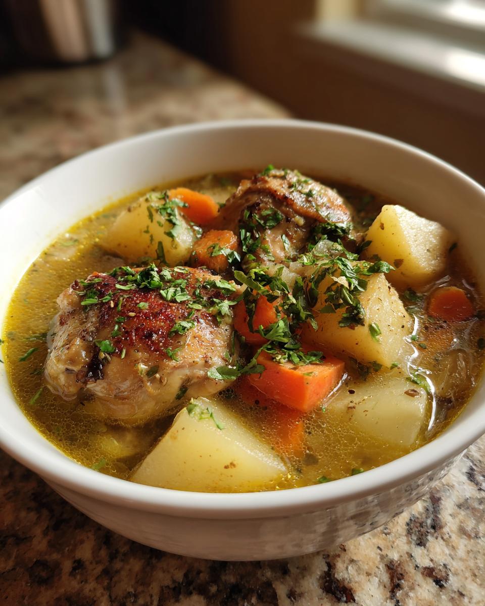 Slow Cooker Chicken Stew - detail 2